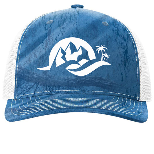 Realtree Fishing Light Blue/ White - FRONT