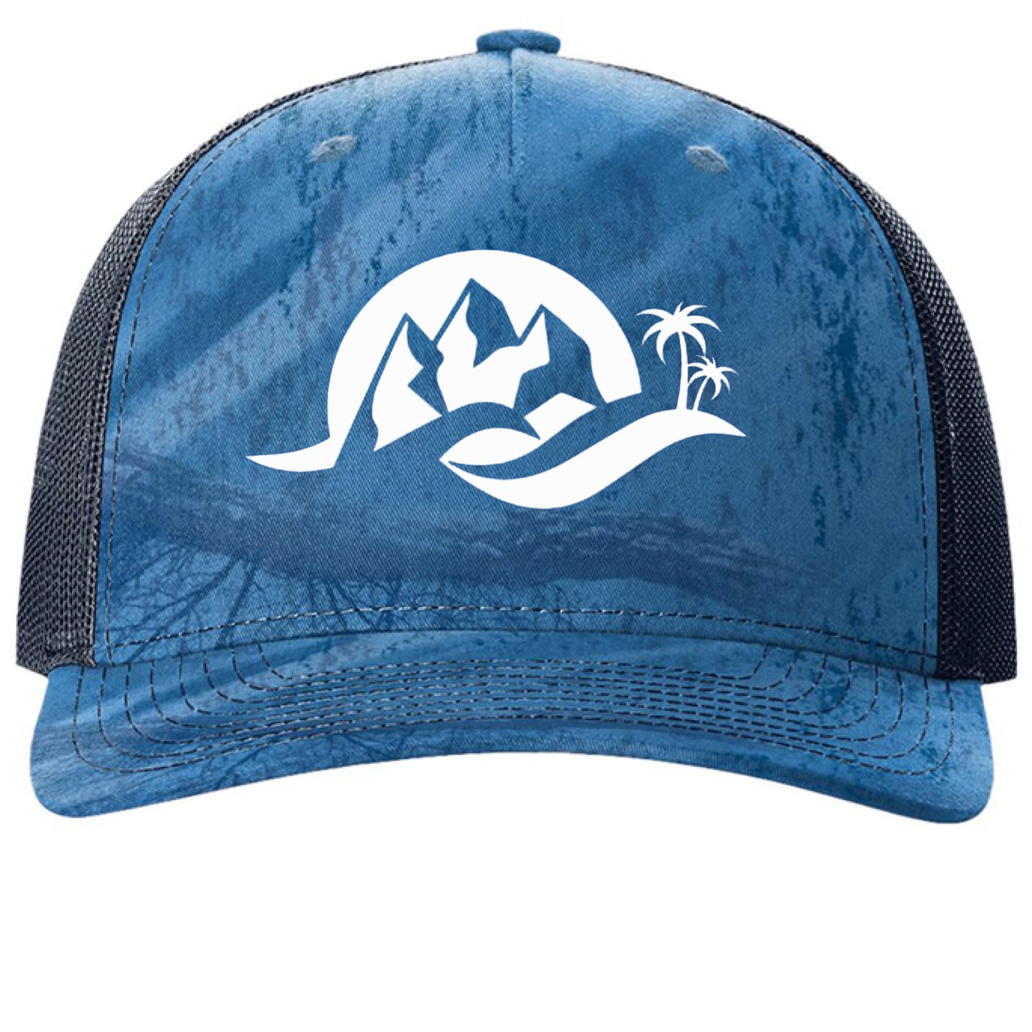 Realtree Fishing Light Blue/ Navy - FRONT